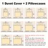 3 Piece Set Valentine's Day Decoration Marble King Queen Quilt Set,Including 1 Duvet Cover and 2 Pillowcases (excluding Padding)