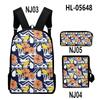 Trendy Popular Tribal patterns 3D Print 3pcs/Set pupil School Bags Laptop Daypack Backpack Inclined shoulder bag Pencil Case