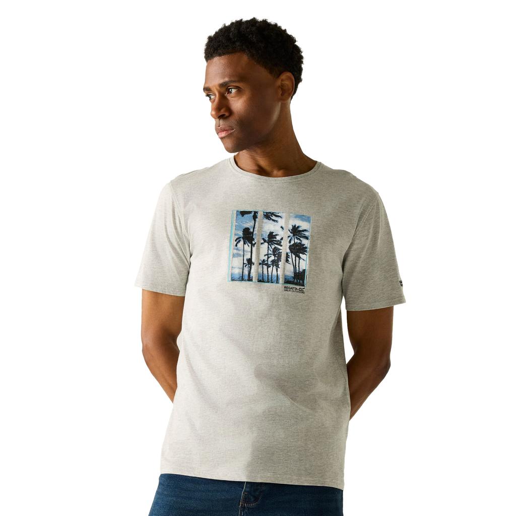 Regatta Mens Cline IX Palm Tree T-Shirt
