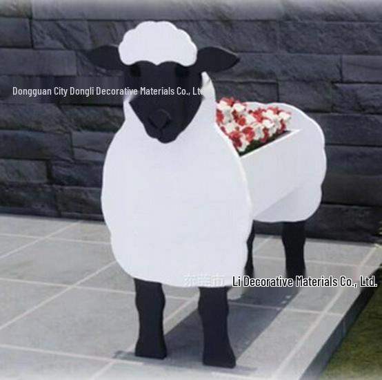 Garden Art Dog and Cat Flower Pot Set