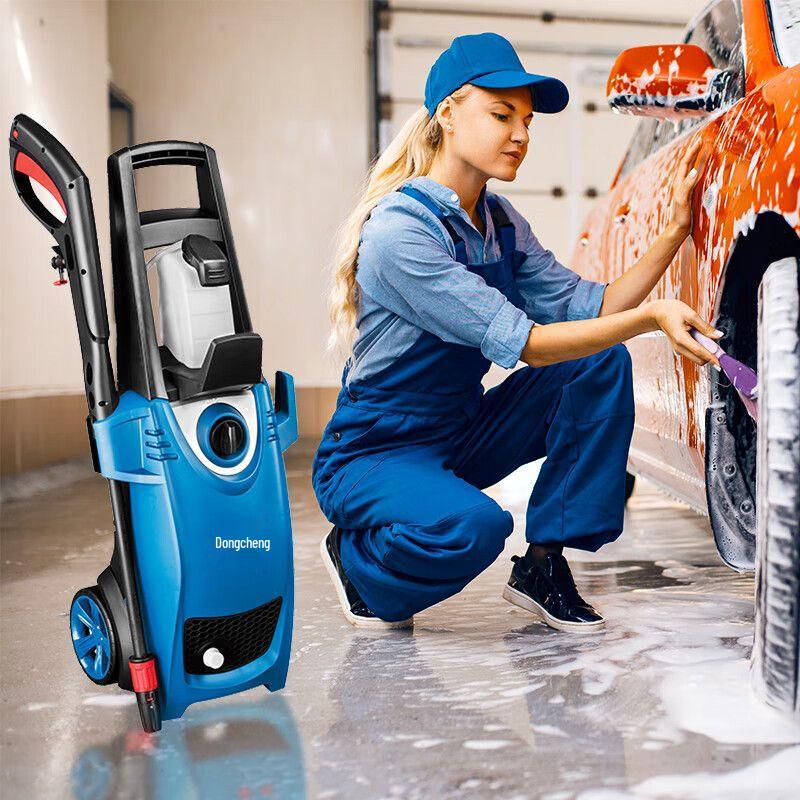 Dongcheng 220V Portable High-Pressure Car Washer CN plug (adapter included)