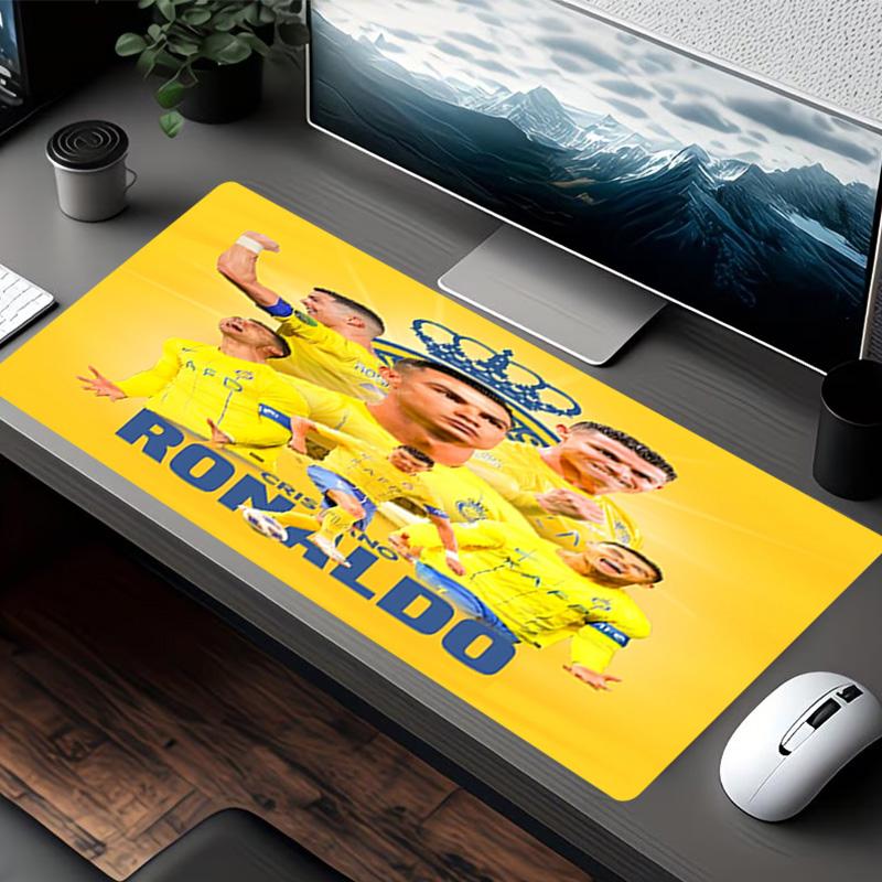 football star Print Mouse Pad, for Keyboard Pad Laptop PC Mat for Office Home Use, Desk Decor, Perfect Birthday Gift for Gamers