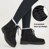 Winter Snow Boots For Women Warm Fur Lined Ankle Booties Lace Up Slip On Outdoor Walking Womens Boots Lady Fashion Shoes