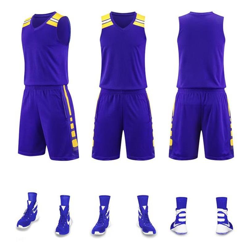 Tuta da Basket, Tuta Sportiva da Allenamento per Partite, Gilet, Maglia da Uomo Adulto Bambino, Traspirante Estiva da Donna