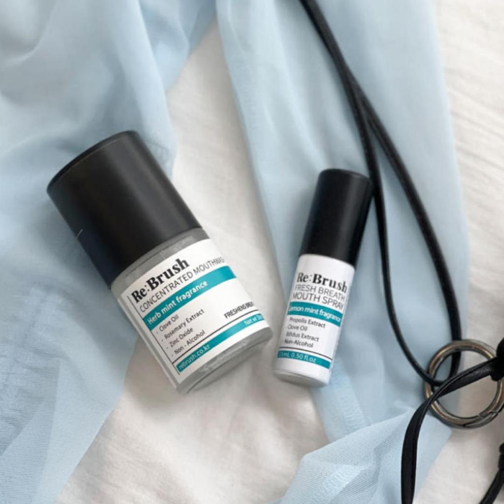 [Re:Brush] Oral Care Set (Concentrated Mouthwash 50ml + Fresh Breath Oral Spray 15ml)