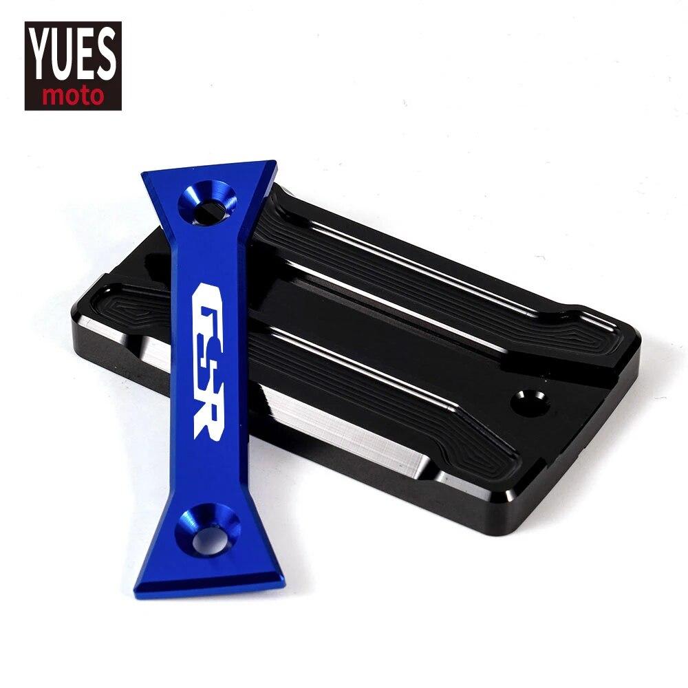 Motorcycle Accessories CNC Front Brake Fluid Reservoir Cap Cover For SUZUKI GSR 400 750 250 250S 250F IMPULSE GSX 1300R GSX 250R