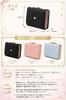 Coin Card Single Wallet [fogman] Women's Purse, Holder, Tri-fold, Compact, Billfold, (Black)