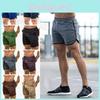 Stilvolle Herren Sport Trainings Bodybuilding Sommer Shorts Mit Bequemen Seitentaschen