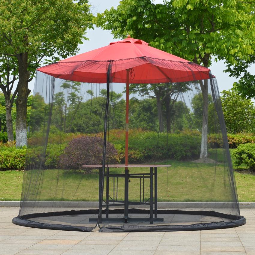 Outdoor Umbrella Table Screen Picnic Net Cover 300 * 230cm (only Mosquito Net, Excluding Umbrella)