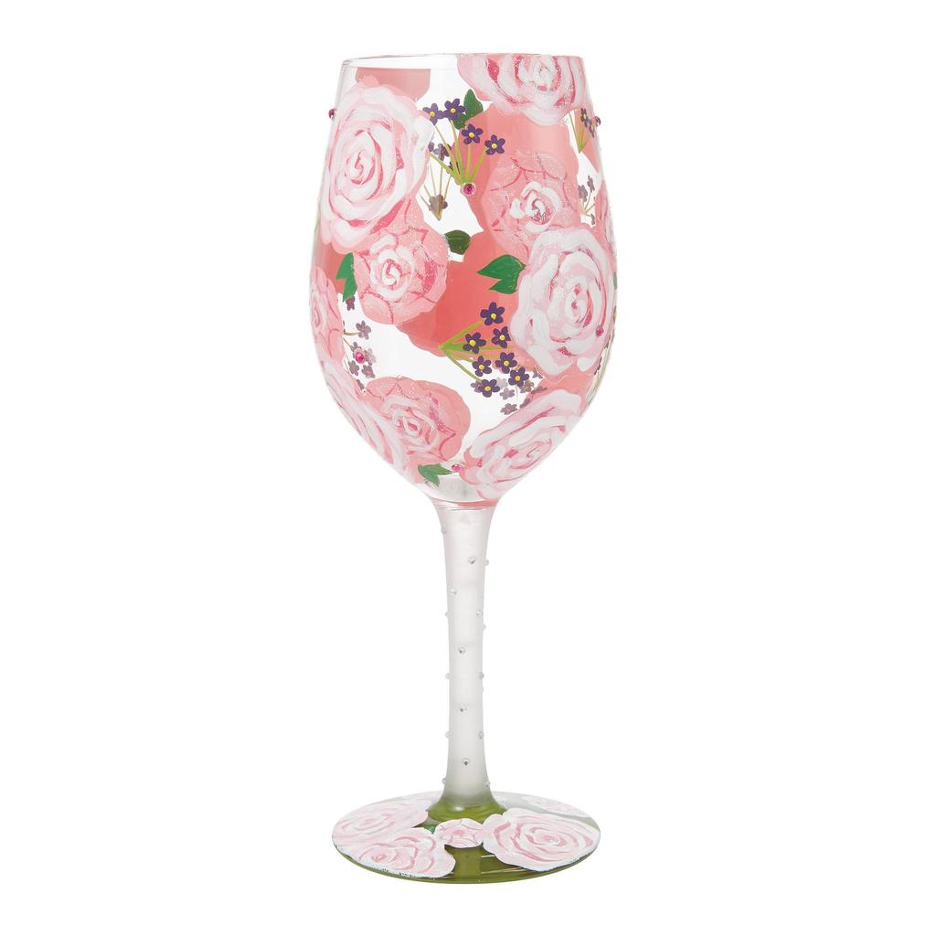 Lolita Wine Glass "PRETTY AS A PEONY" 6015413