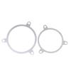 Outdoor Camping Wood Stove Chimney Wind Rope Metal Ring Pipe Support Brace Bracket Universal Windproof Fixing Mount