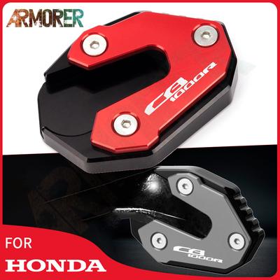 HONDA CB 1000R CB1000R CB1000 R için motosiklet aksesuarları CNC Kickstand ayak yan stant uzatma pedi destek plakası 2018 -