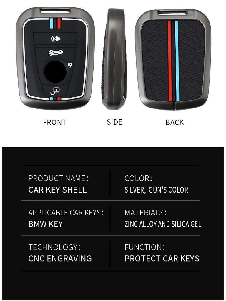 BMW I3/i8 2023 Metal Key Cover - New Energy Electric Vehicle Key Case