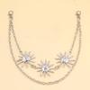 Multilayer Punk Gothic Sun Moon Waist Chain Metal Belts For Women Dress Jewelry Waist Belts