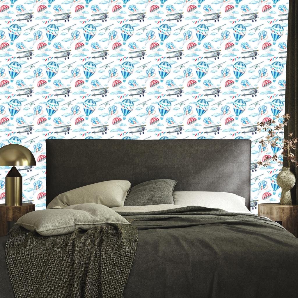 Balloons In the Sky Wallpaper for Living Room and Bedroom 50x1000