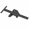 BIKING Carpentry Marking Ruler, Woodworking Ruler, Aluminum Alloy T-Type Scriber, Carpentry Measurement Marking Gauge Tool, Black