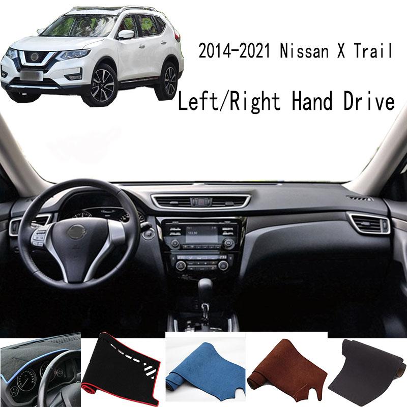 For 2014-2021 Nissan X Trail T32 Dashmat Anti-Slip Dash Mat Dashboard Cover Instrument Panel Sunscreen Pad Ornaments