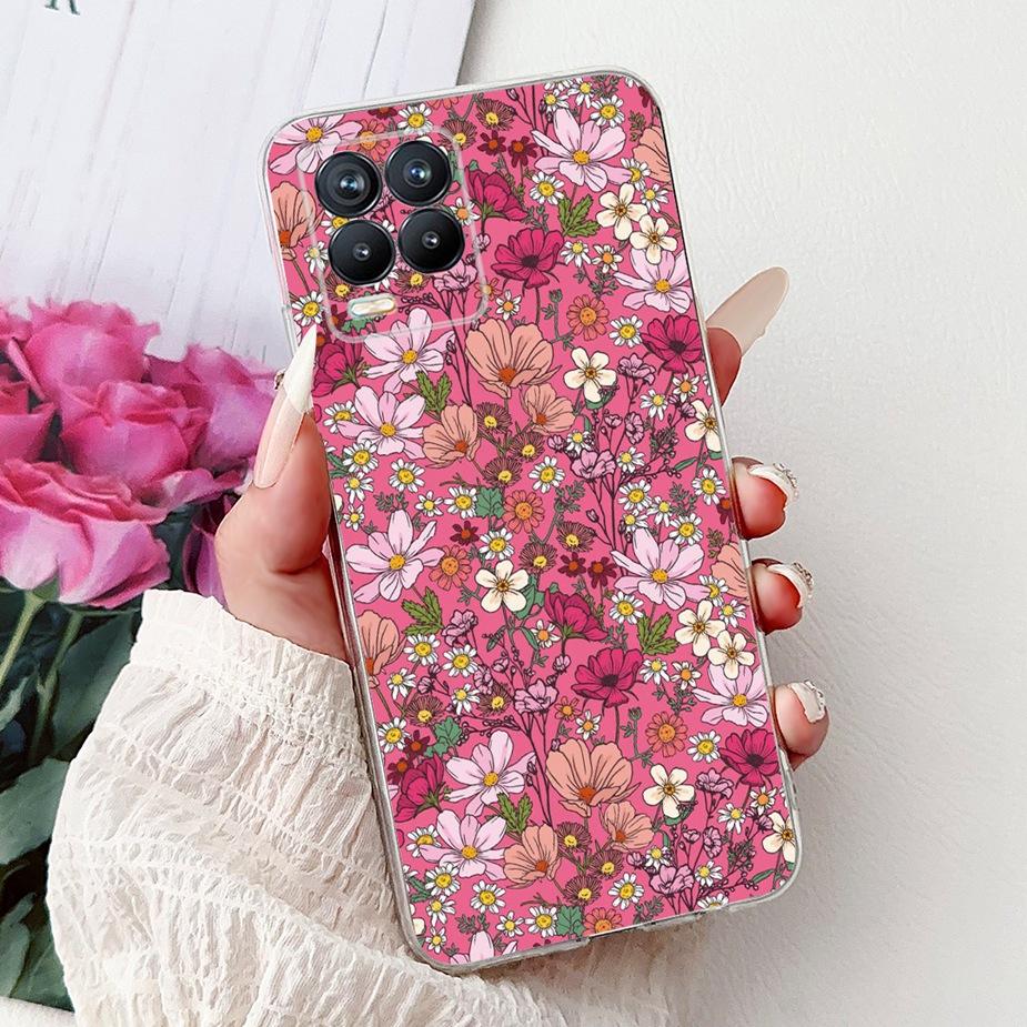 Cute Cat Fashion Painted Cover For Realme 8 Case Cover For Realme 8 Pro Soft Silicone Phone Case For Realme8 5G Realme 8i Bumper