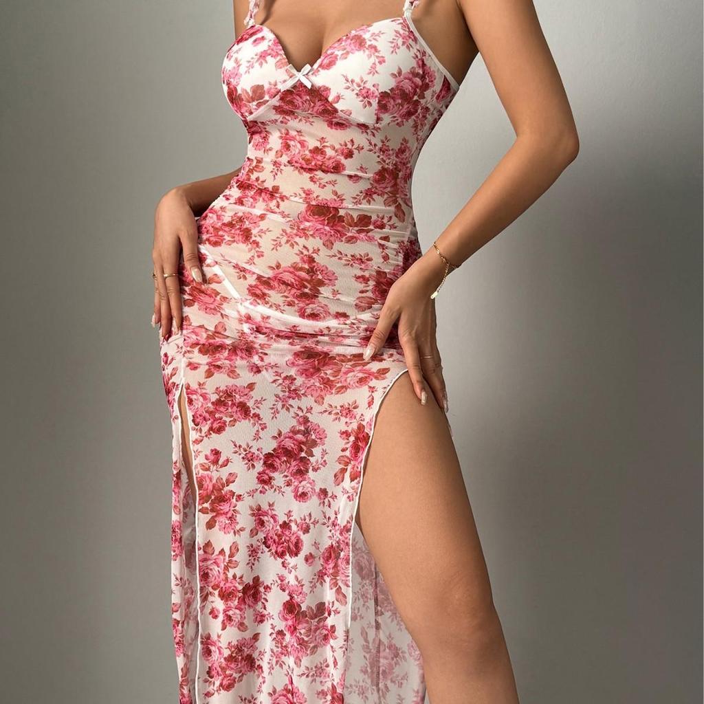 New sexy dress print summer new slim