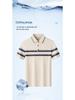 Men's 2026 Summer Casual Polo Shirt - Breathable Yarn-Dyed Stripe, Loose Fit Short Sleeve with Lapel