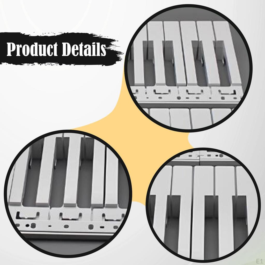 36x Replacement Electric Piano Keys Replace Parts Professional Sensitive White Musical Instrument