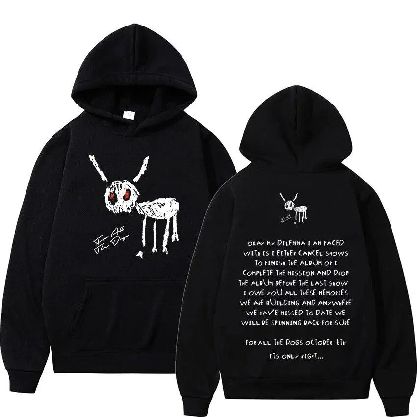 Nový Rapper Drake pro všechny The Dogs Mikiny s kapucí Letter print Unisex ženy Hip Hop Y2K Mikina s kapucí Mikiny s kapucí Pulovry Unisex oblečení