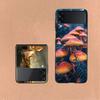 Fungal Aesthetics Phone Case For Samsung Z Flip 6 7 5G Galaxy Z Flip 5 4 3 5G Cases Shockproof Hard Cover TPU