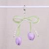 Pearls Bows Bag Charm Pendant Aesthetic Purse Charms Aesthetic keychains Keyring for Women Backpack Purse Handbag Decors