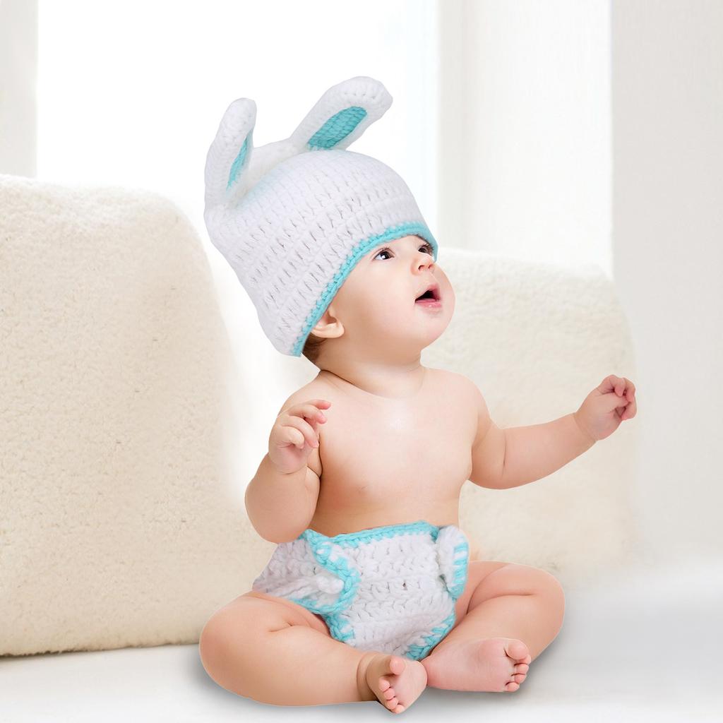 Newborn Baby Photography Props Cute Shape Photo Costume Infants Hat Pants