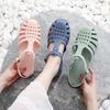 Baotou Sandals Hollow Non-slip Beach Shoes Retro Crystal Jelly Shoes Women's Casual Shoes Batch