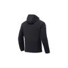 Li Ning Winter 3D Cut Fleece Solid Color Sports Hooded Jacket Men Jackets Black AFDR515-1