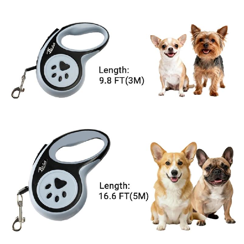 3M 5M Retractable Puppy Leash for Small Medium Dogs Automatic Adjustable Pet Dog Traction Rope Roulette Outdoor Pug Accessories