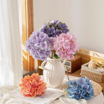 Hydrangea Faux Flower - Realistic Wedding Decoration with INS Style
