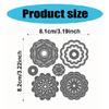 Round Flowers Metal Cutting Dies Templates Molds Embossing Stencils Die Cuts for Scrapbooking Cards Making Decorations