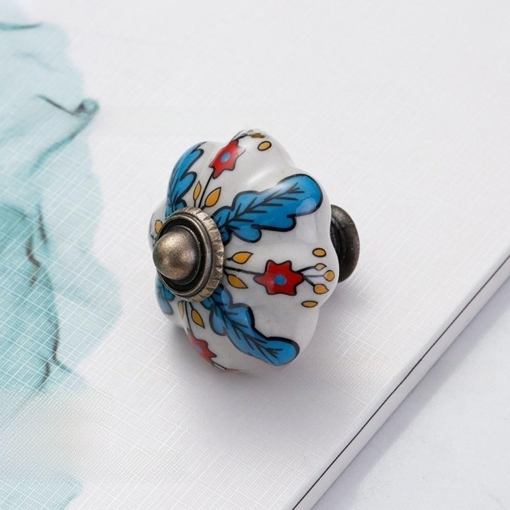 Ceramic Drawer Pulls Pumpkin Shape Furniture Knobs New Decorative Knobs Cabinet Hardware