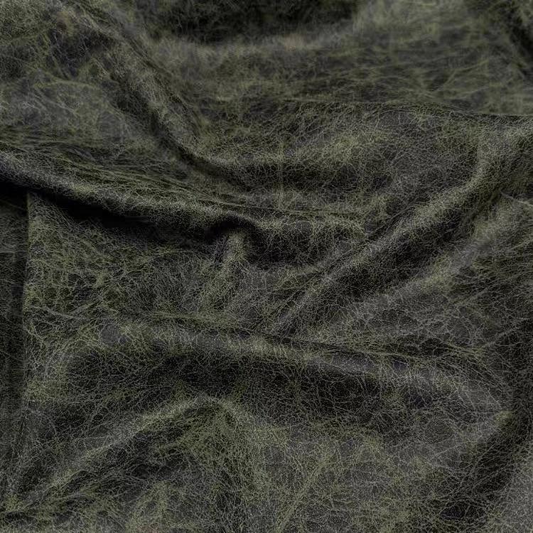 100x150cm Vintage Texture Leather Fabric for DIY Sewing Bag Sofa Pillow Jacket Half Skirt Clothing Designer Fabric