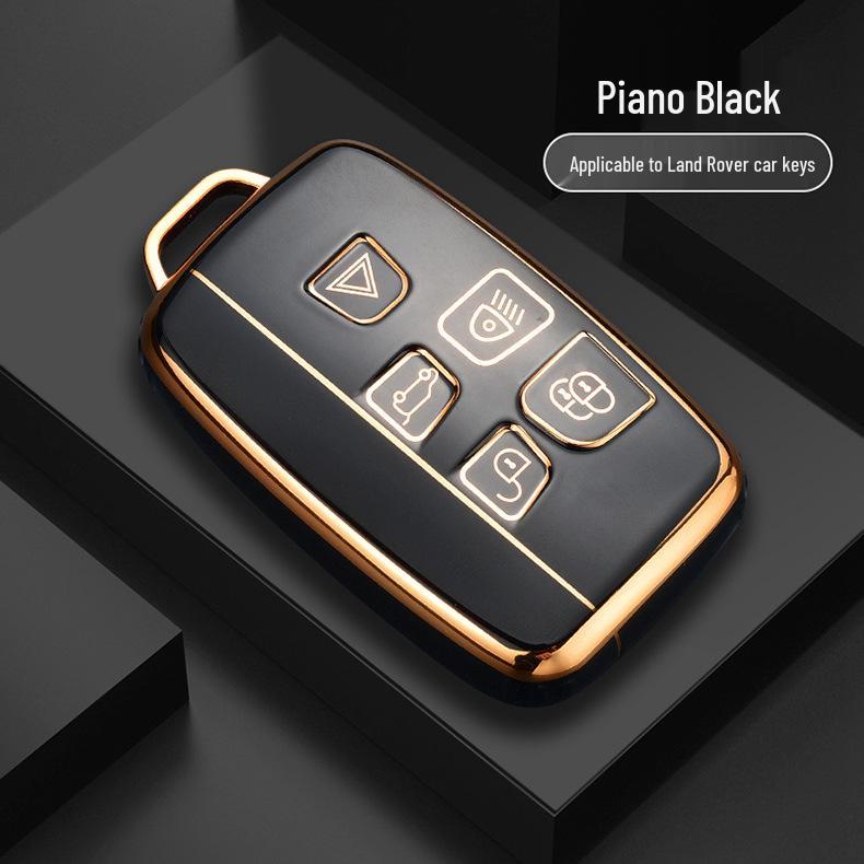 Kompatibles Land Rover Jaguar Aurora Schlüsselhüllen-Set für Discovery, Freelander, 4XEL und Range Rover - Schutzhülle mit Tasten