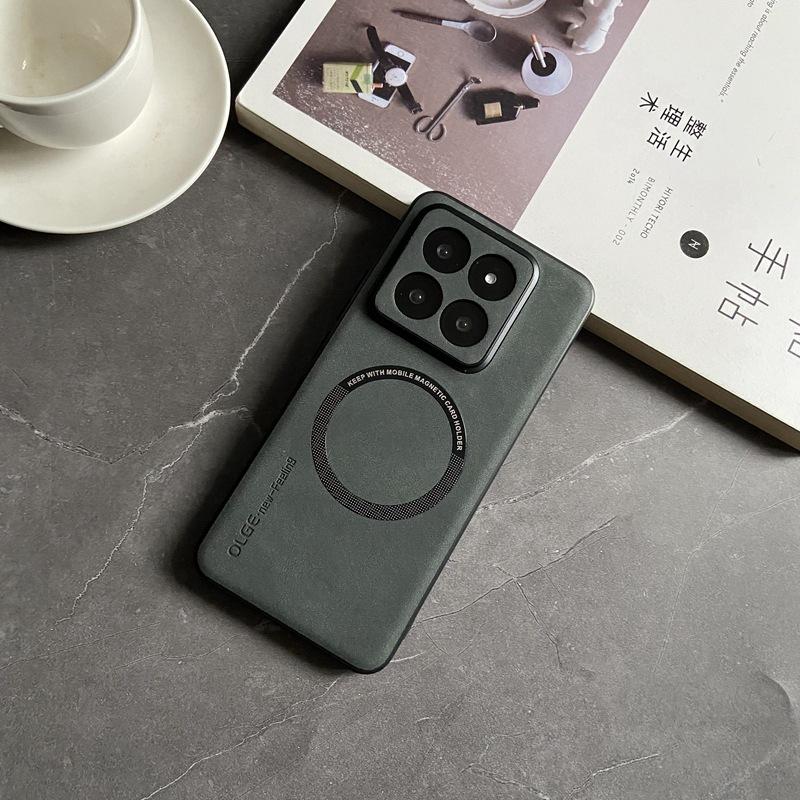 Magnetický kryt z PU kůže pro 14 Ultra 13 Lite 13T Pro 12T Civi 3 2 Redmi Note 12 13 Pro+ K70E K70 POCO X6 F5 pro F4 GT