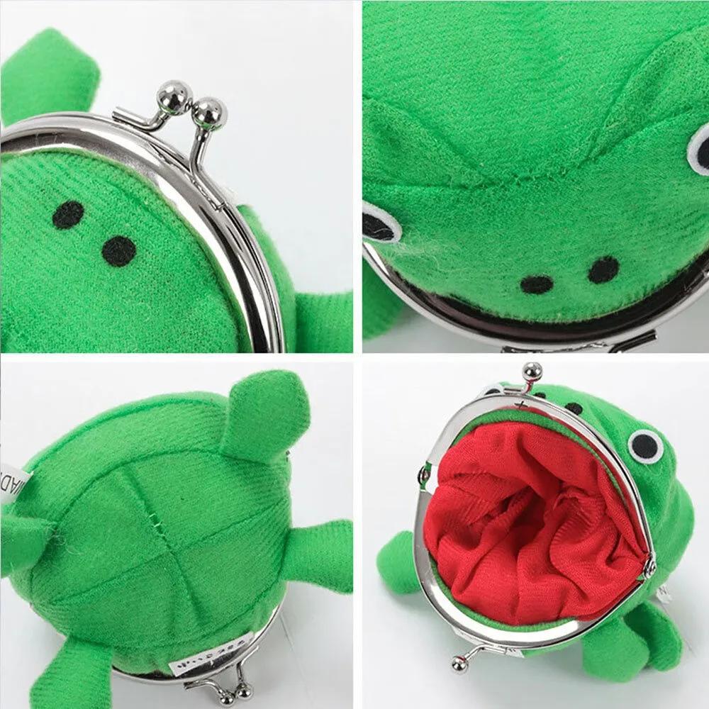 Anime Naruto Wallet Frog Coin Wallet Male and Female Role Playing Props Plush Wallet Accessories Children's Birthday Gifts
