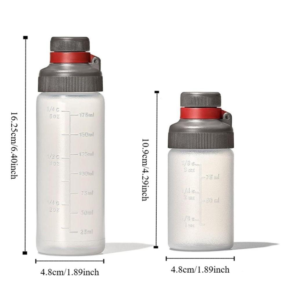 Kunststoff-Quetschflasche Küchenwerkzeuge Staubdichte Gewürzflasche Salatdressing-Press-Typ Quetschflasche Haushaltszubehör