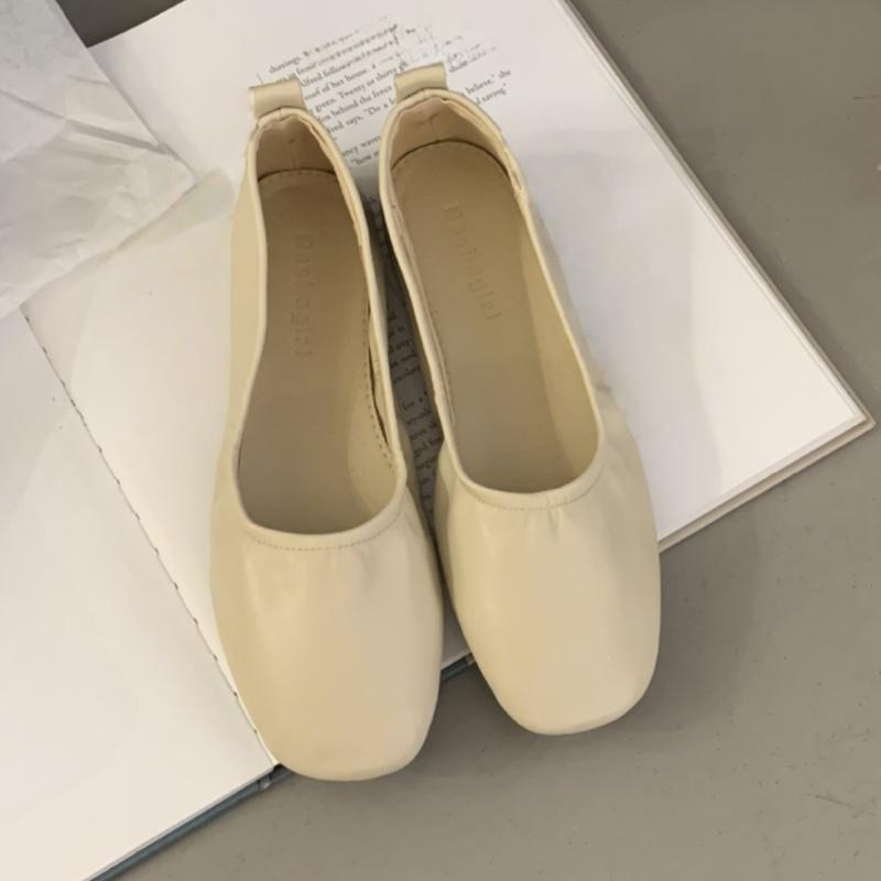 Fashion Soft Shoes Women Flats Spring Shallow Mouth Slip-on Round Toe Casual Female Sneakers Dress New Dress Comfortable Women Flat Shoe