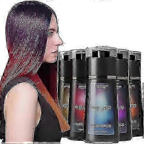 Hair Dye Shampoo,Polar Hair Dye Shampoo, Polar Haircare Instant Dye Shampoo, Natural Hair Color Shampoo for Gray Hair Coverage, Suitable for Women & M