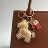 Festive Golden Foil Horse Keychain Symbolizing Wealth Luck And Safety In 3 Styles Prosperity Key Pendant Accessory