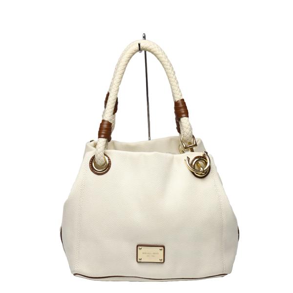 

Michael Kors canvas Marine Style Tote Bag White x brown Women Used