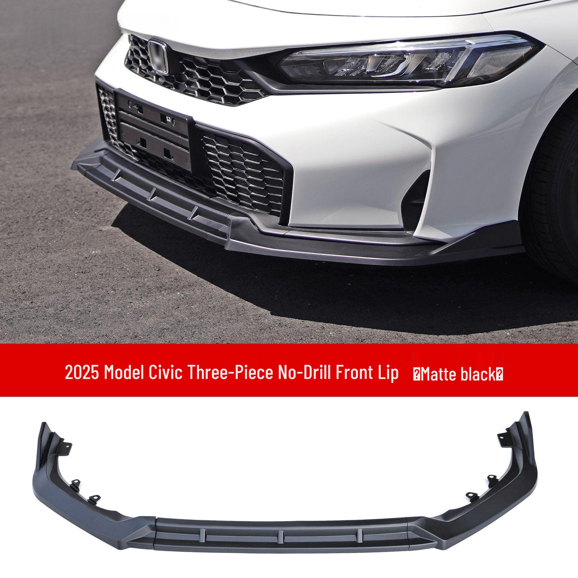 

2025 11.5th Gen Civic No-Drill Front Lip Bumper Corner - Non-Destructive Install