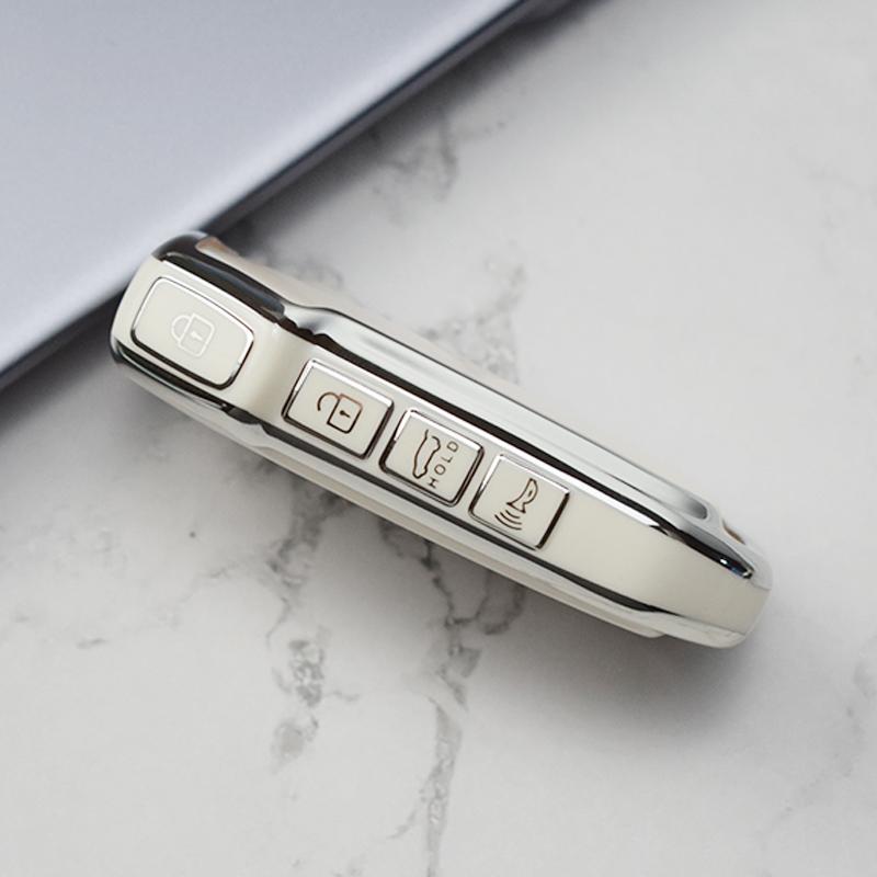 5 tlačítek NOVÝ TPU kryt držáku na klíče od auta pro KIA Seltos Sportage Ceed Sorento Cerato KX5 Niro Forte K3 K5 Opatima Soul Telluride