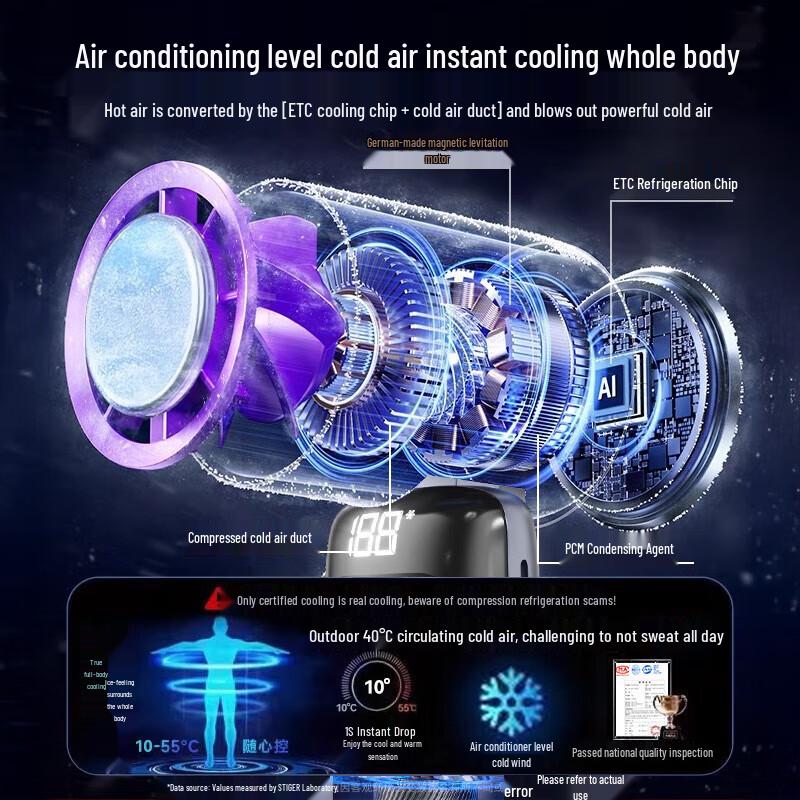 STAIKE Portable Multifunction Handheld Fan