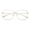 The Same Square Gold Wire Frame Plain Glasses Frame, Male And Female Hipsters Harajuku Flat Glasses Myopia Frames