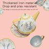 Tea Party Pretend Play Toys Kitchen Coffee Tea Set Afternoon Tea Food Dessert Cake Bread Educational Toy Birthday Christmas Gift