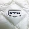 DUVETICA Long Down Down Beautiful Coordinates Women's Jacket, Slimming, Leg-Lengthening, Waist-Striking, Parka, Coat, Outerwear, Black, White,